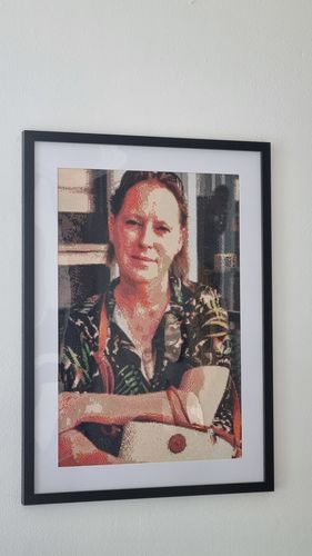 Customer photo review of Eigen Foto Diamond Painting