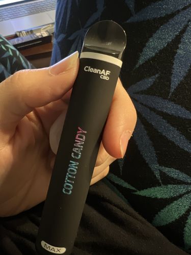 Customer photo review of 500mg CBD Disposable Vape Pen | CleanAF MAX