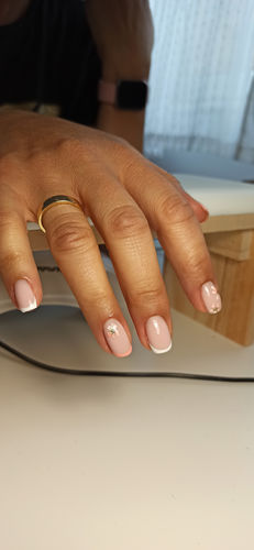 Customer photo review of Fiber Base gel Didier Lab, Milky Pink 10ml