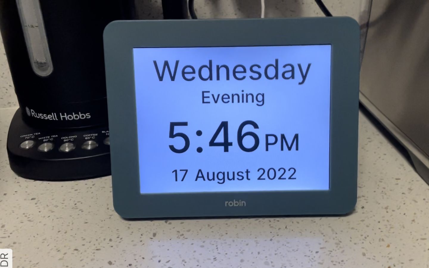 Customer photo review of Robin Day Clock
