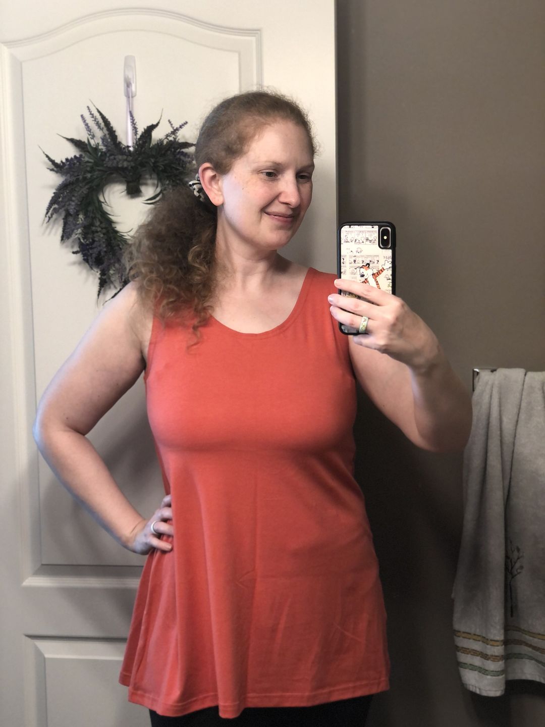Customer photo review of *Freshly Baked* Flowy Tank - Boxing Week