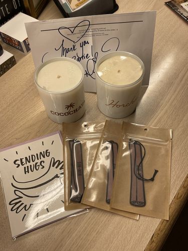 Customer photo review of Horchata Candle - 10oz (Sweet Cinnamon + Vanilla)