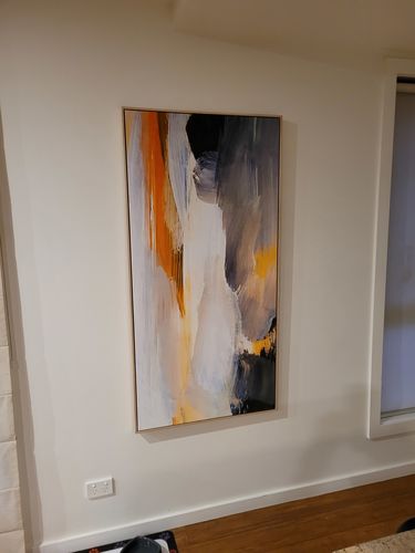 Customer photo review of The Figure, Abstract Art