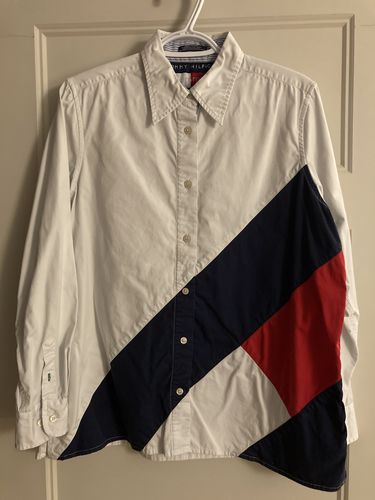 Customer photo review of Vintage Tommy Hilfiger Button Up Shirt Women's Size 10(M)