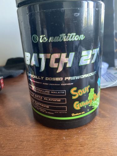 Customer photo review of BATCH 27 HIGH-STIM PRE-WORKOUT