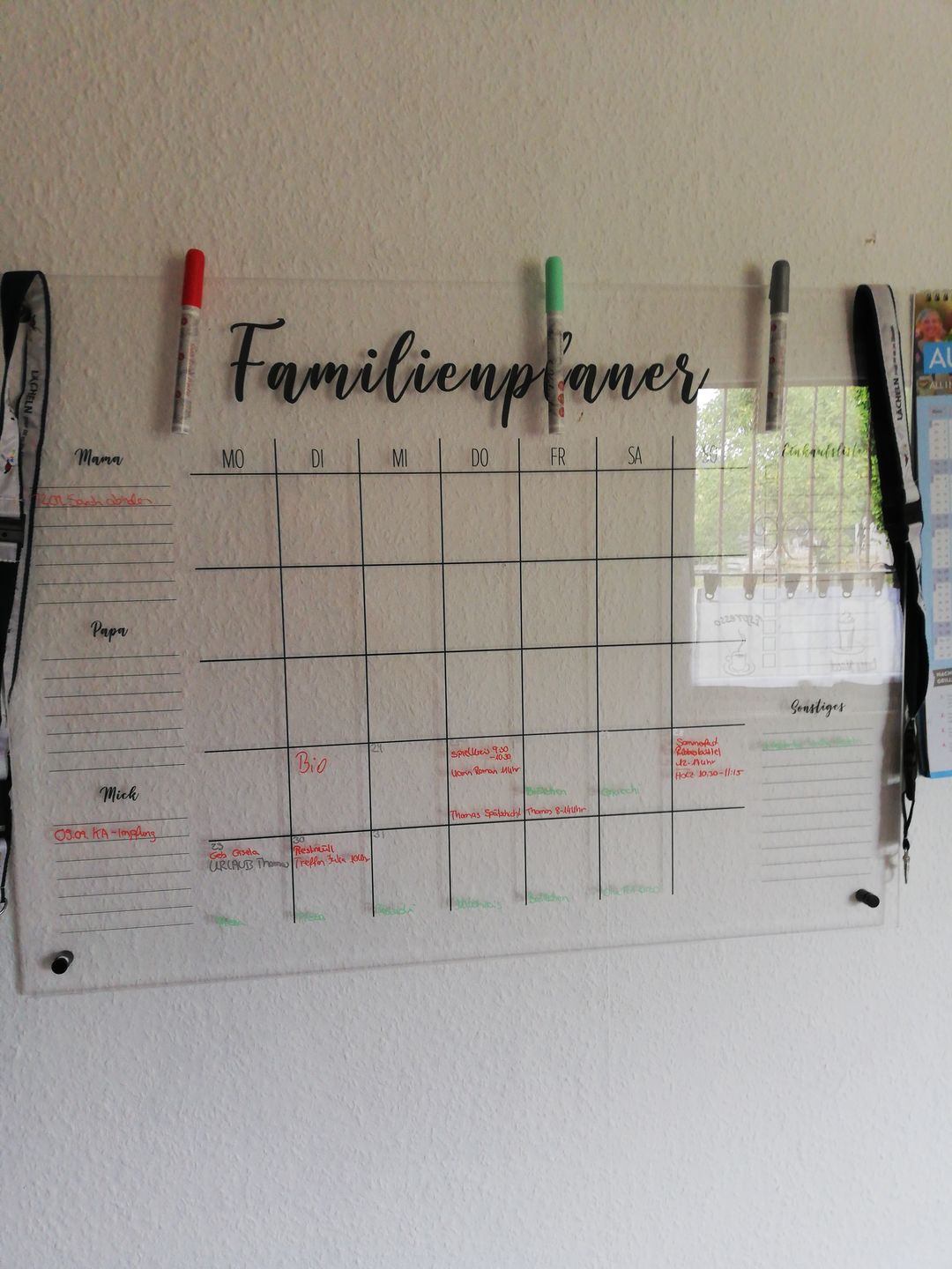 Customer photo review of 3-Namen Familienplaner