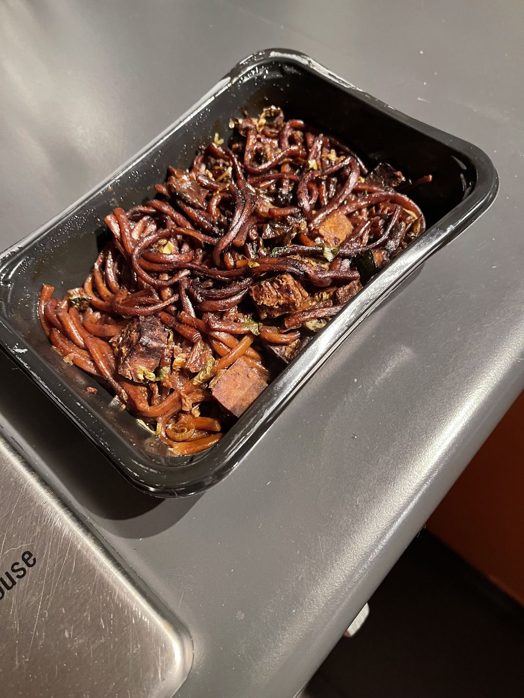 Customer photo review of Korean Noodle with Black Bean Sauce (Jajangmyeon)