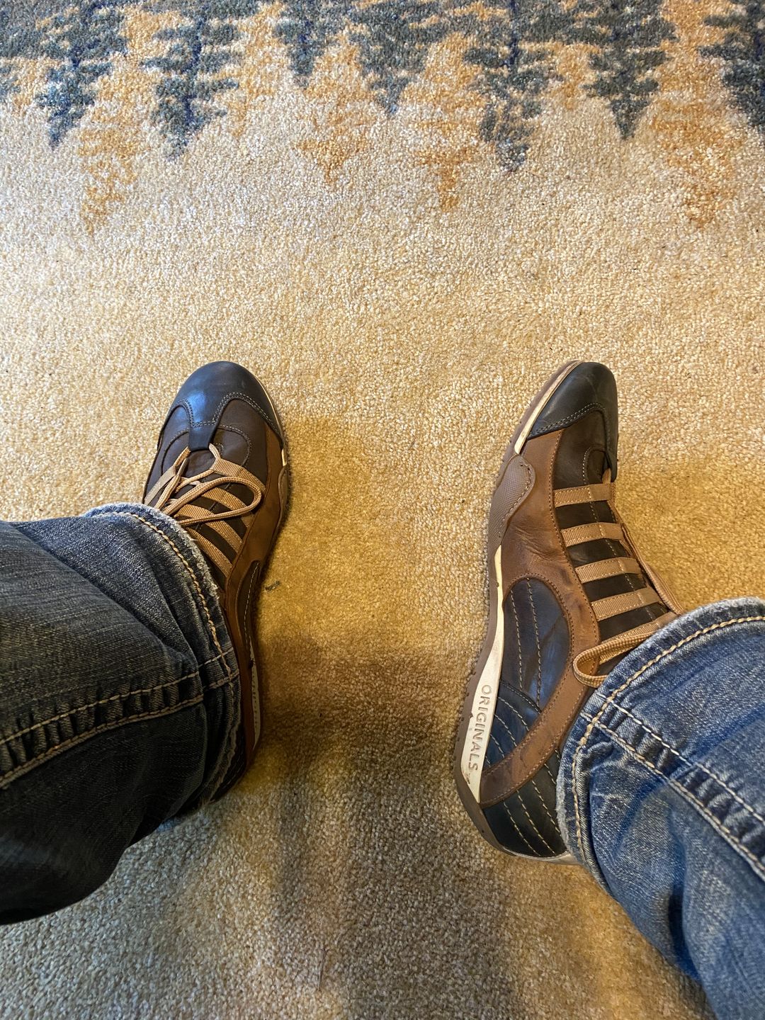 Customer photo review of Men's GrandPrix Sneaker in Designo Marron (Medium and Dark Brown)