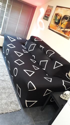 Customer photo review of Square - Housses Extensibles de Fauteuil et Canapé