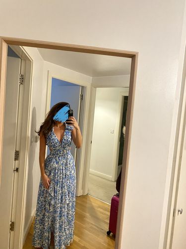 Customer photo review of Skye Maxi Floral Dress