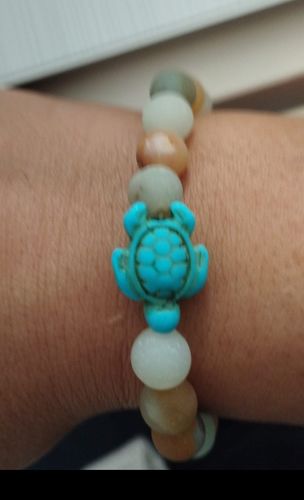 Customer photo review of "Turtle" tracking bracelet