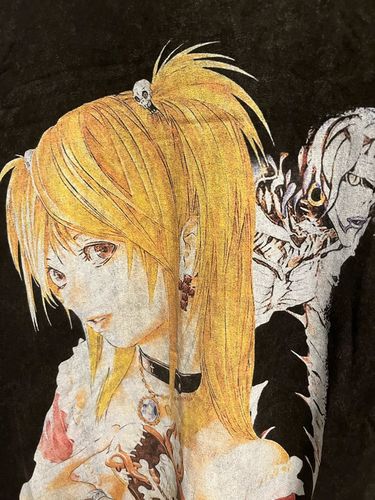 Customer photo review of Harajuku Style Vintage Washed Death Note "Misa" Oversized Tee