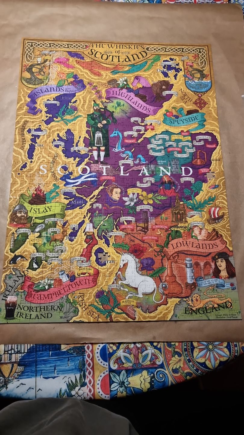 Customer photo review of Whisky Puzzle - Scotland