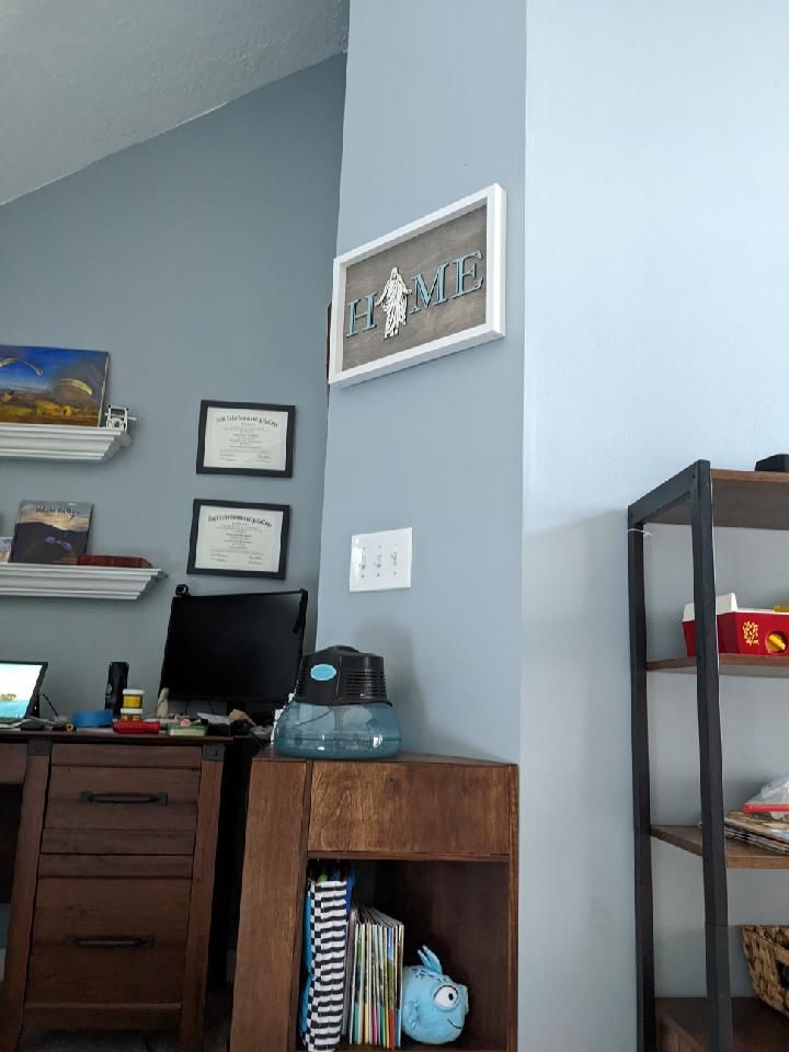Customer photo review of Christ Centered Home Sign
