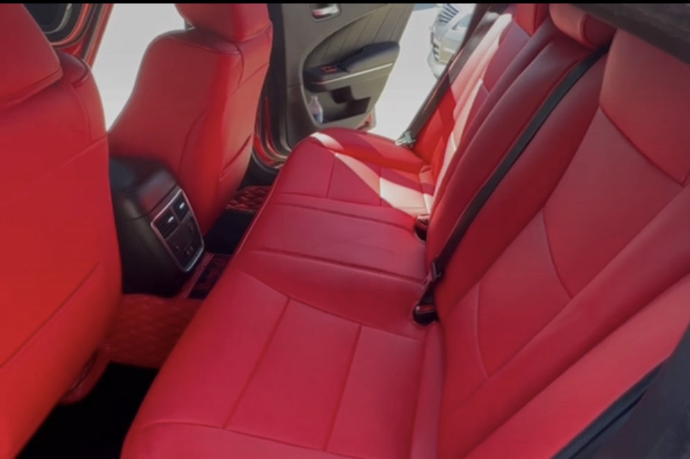 Customer photo review of 2015-Up Dodge Charger Custom Leather Seat Covers