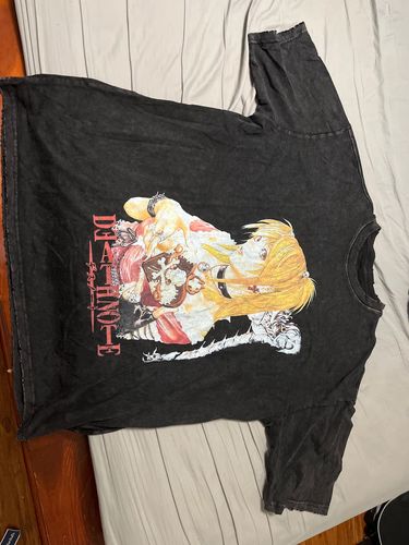 Customer photo review of Harajuku Style Vintage Washed Death Note "Misa" Oversized Tee
