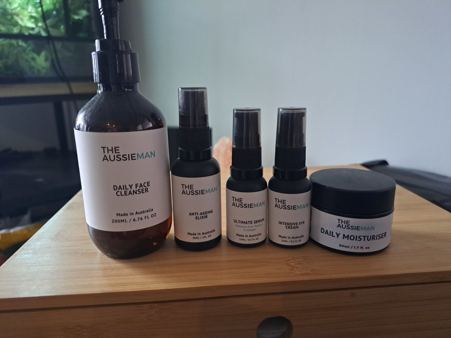 Customer photo review of Ultimate Anti-Ageing Skincare Set For Men (45-Day Supply)