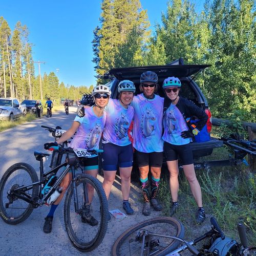 Customer photo review of Fantasy Style Unicorn MTB Jersey