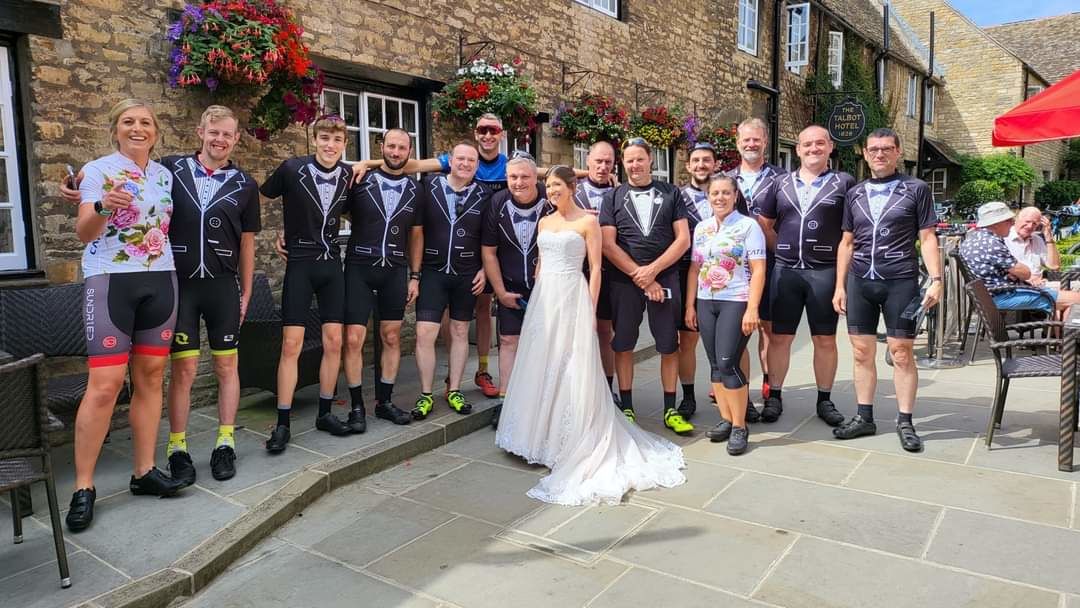Customer photo review of Tuxedo Cycling Jersey