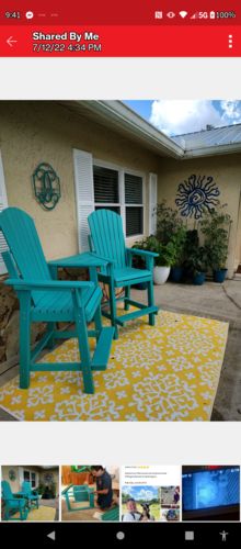 Customer photo review of DuraWeather Poly® Lakeside Counter Height Tete-a-tete