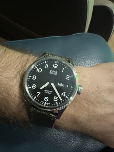 Customer photo review of Oris Big Crown Pro Pilot Men's 45mm Stainless Steel Automatic Watch 752 7698 4164 TSO