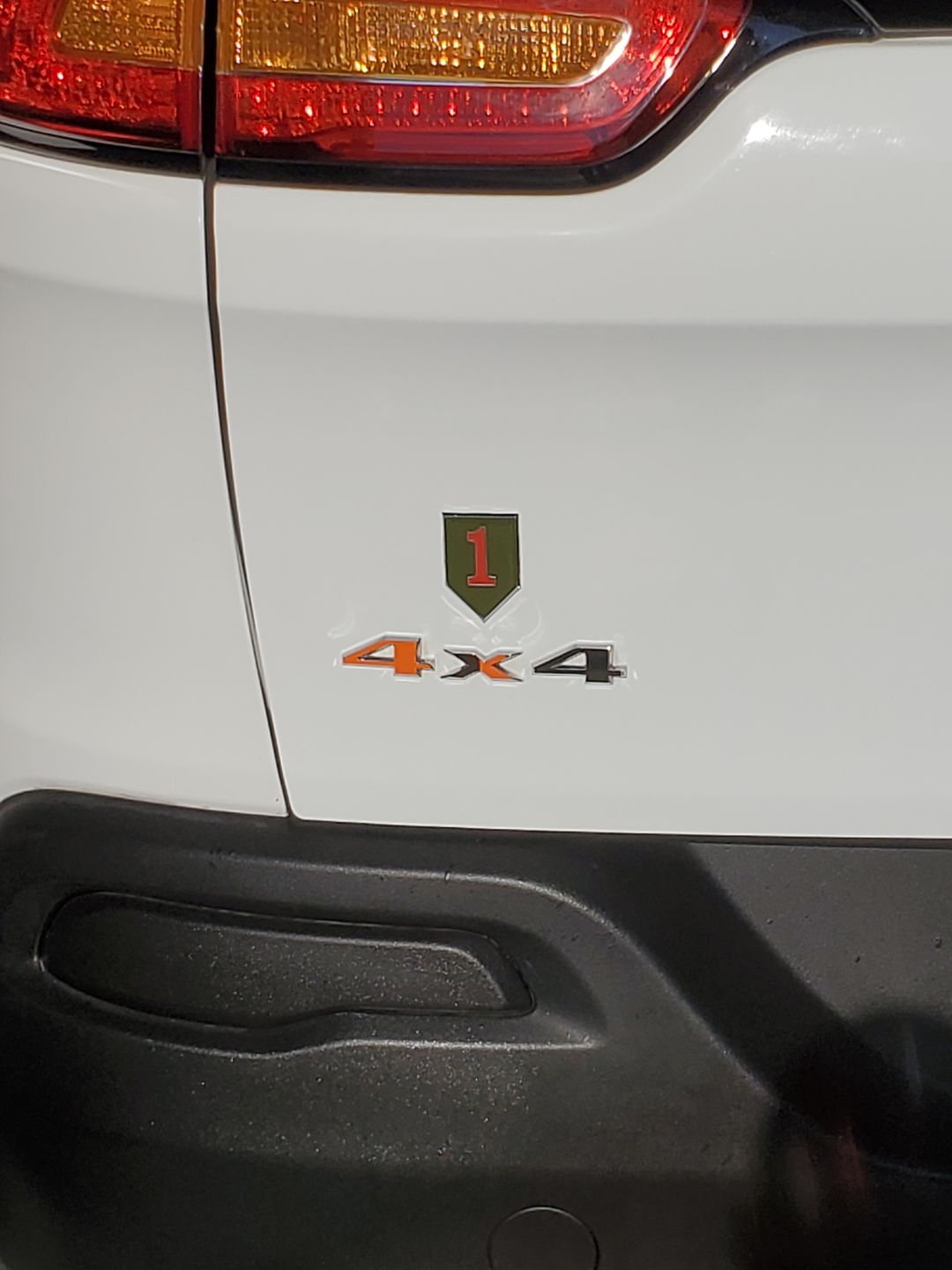 Customer photo review of 4x4 Custom Color Emblem Overlay Decal Sticker