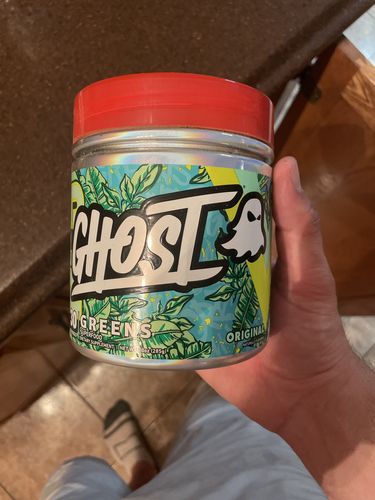 Customer photo review of GHOST - GREENS POWDER w/PROBIOTICS