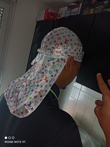 Customer photo review of Durag Louis Vuitton Multicolore | Global Durag