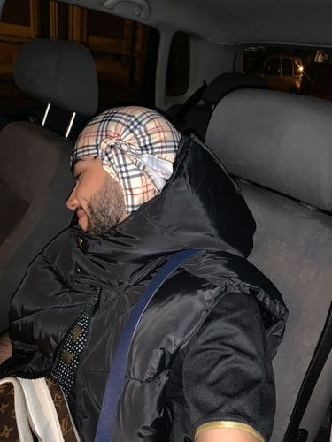 Customer photo review of Durag Burberry | Global Durag