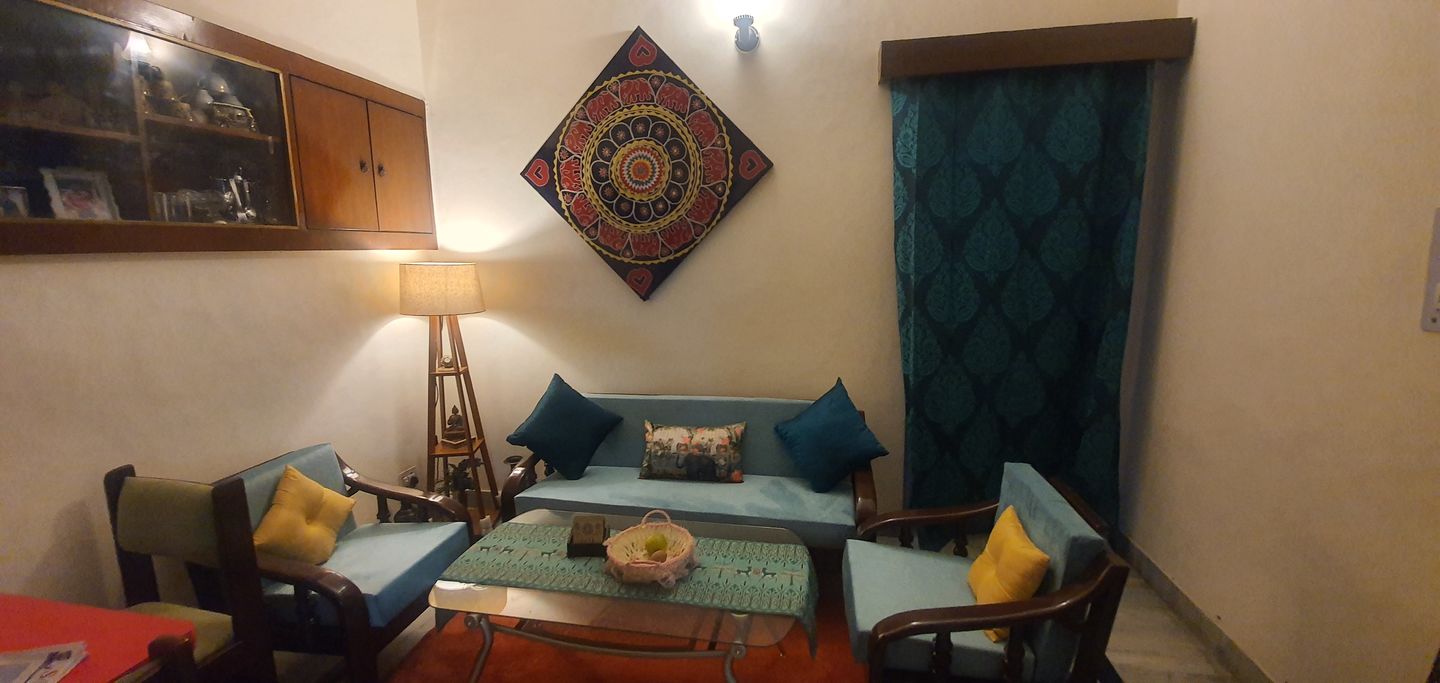 Customer photo review of Decorative  Wooden Floor Lamp for Home Decoration Living Room Corner