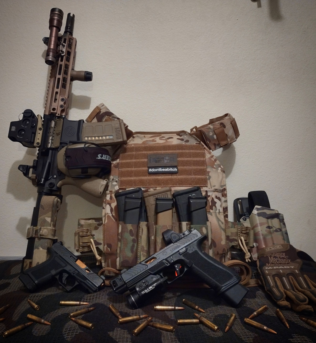 Customer photo review of Don't Be A Bitch Morale Patch
