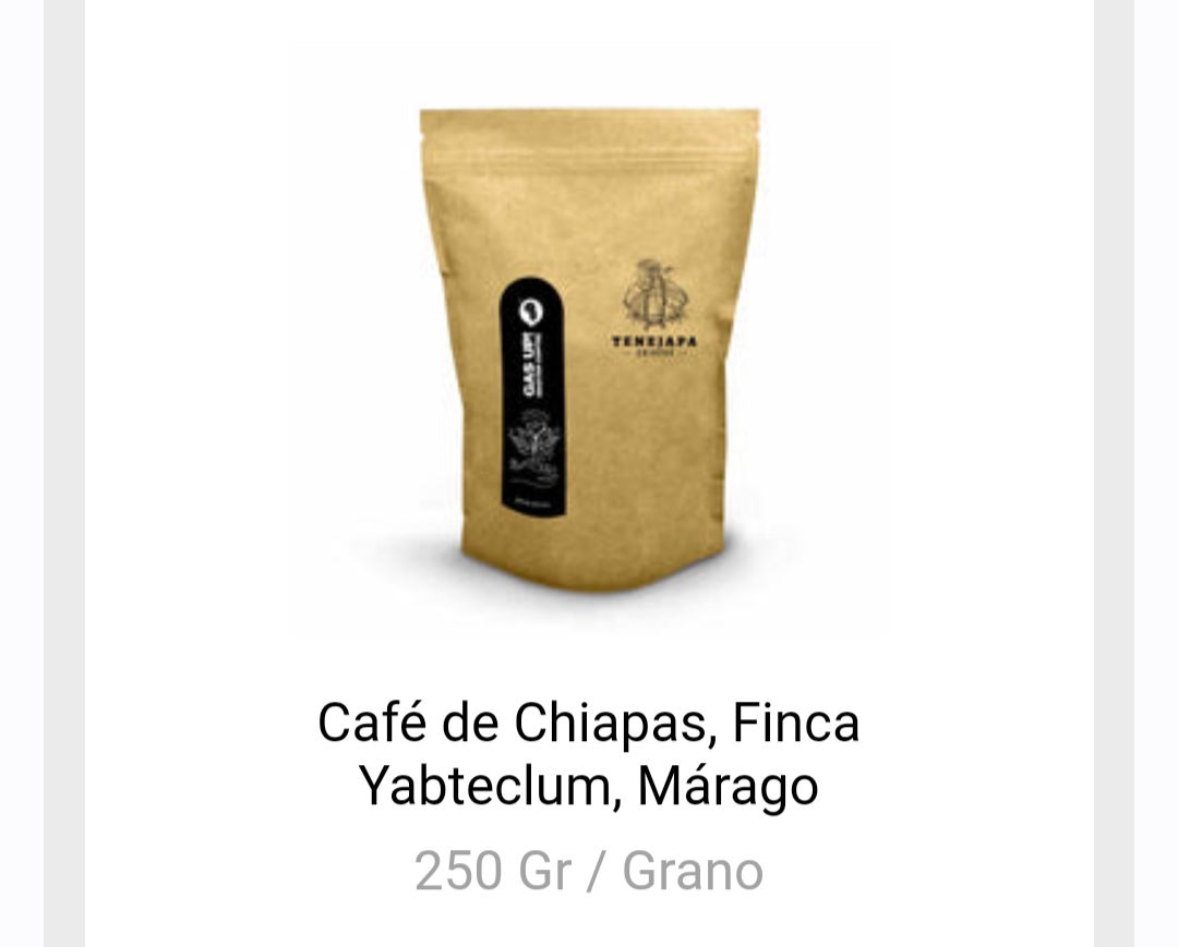 Customer photo review of Café de Chiapas, Finca Yabteclum, Márago