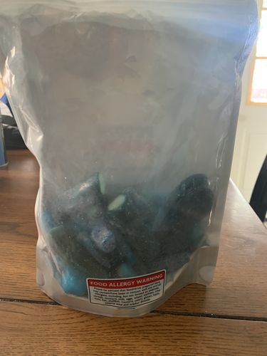 Customer photo review of Blue Raspberry Mix