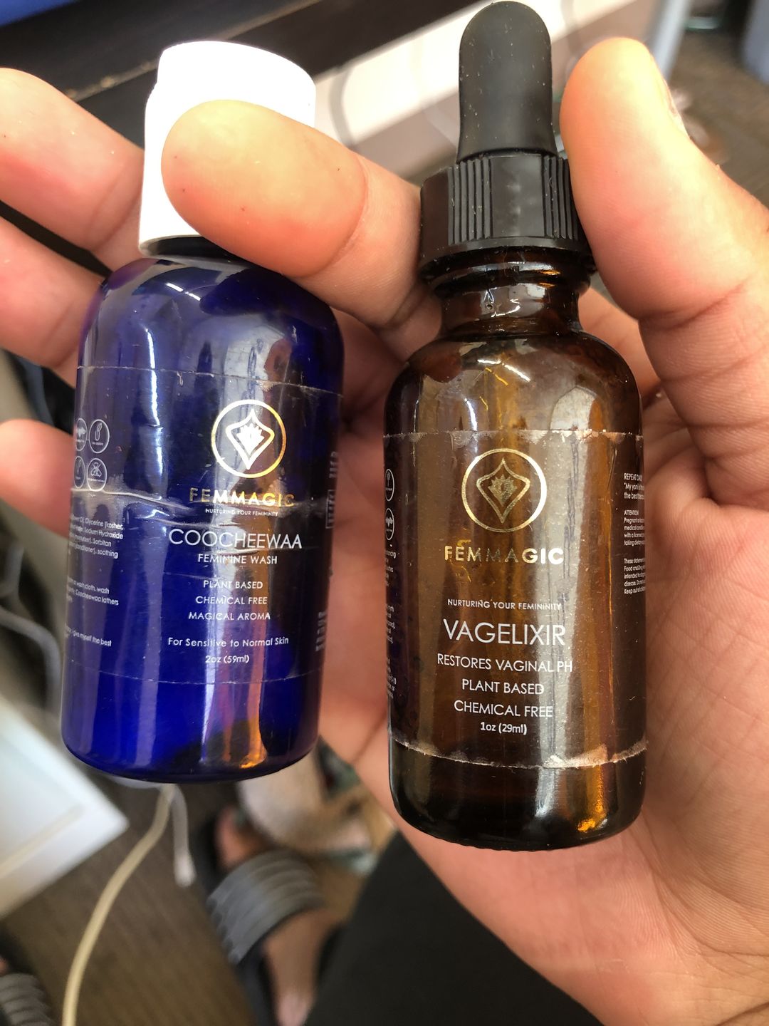 Customer photo review of Coocheewa + Vagelixir Travel Size  - Bundle