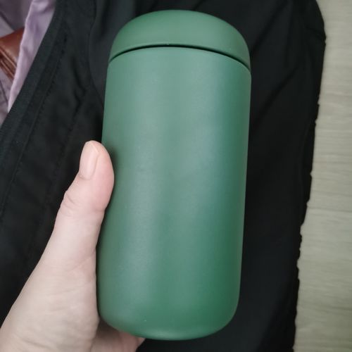 Customer photo review of Fellow Carter Move Mug 12 oz Yeşil