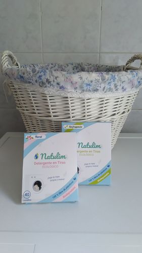 Customer photo review of Eco-Tiras de Detergente 40 lavados Natulim