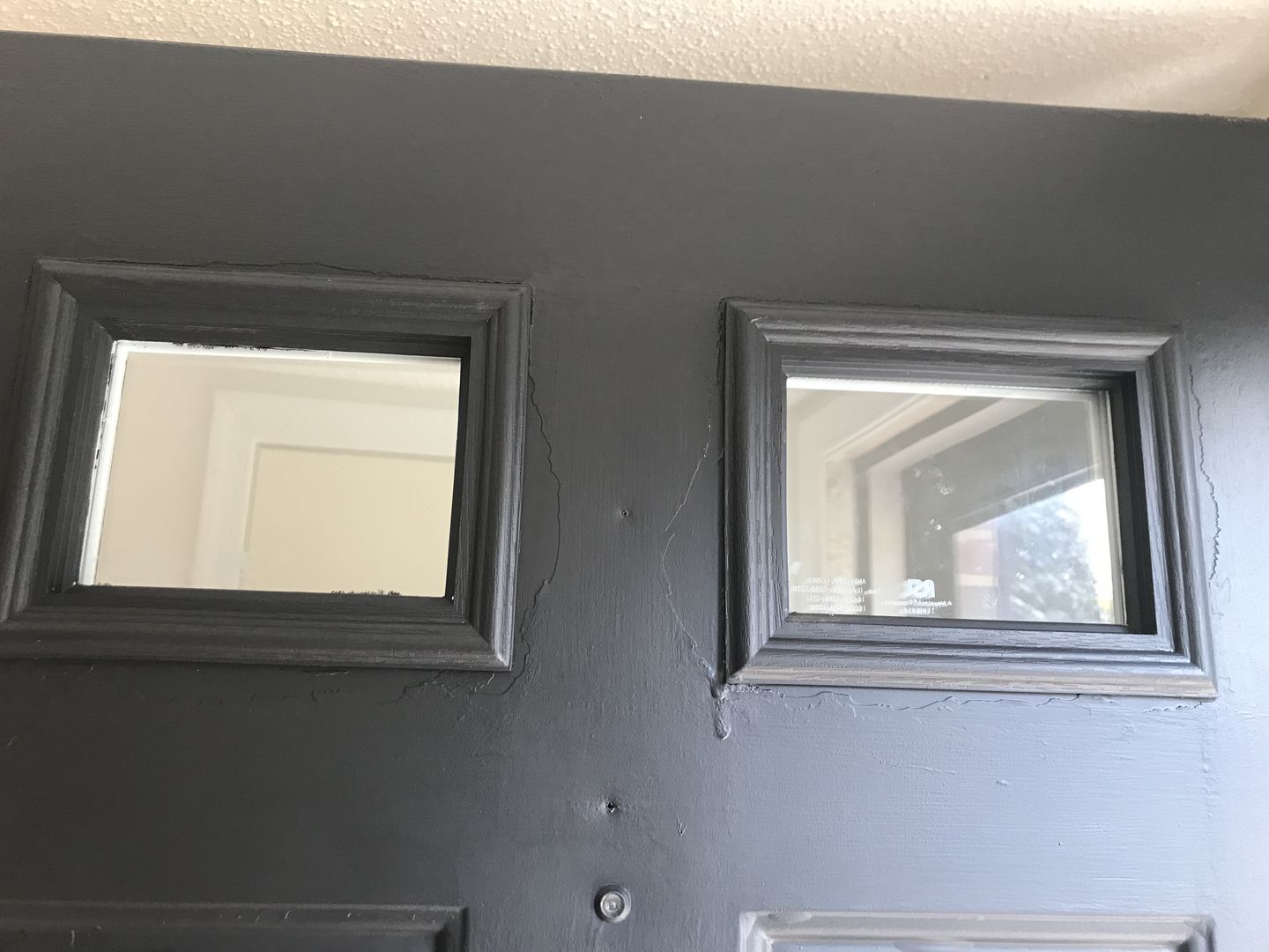 Customer photo review of Clear 1 Lite Glass and Frame Kit (8" x 10" Frame Size)