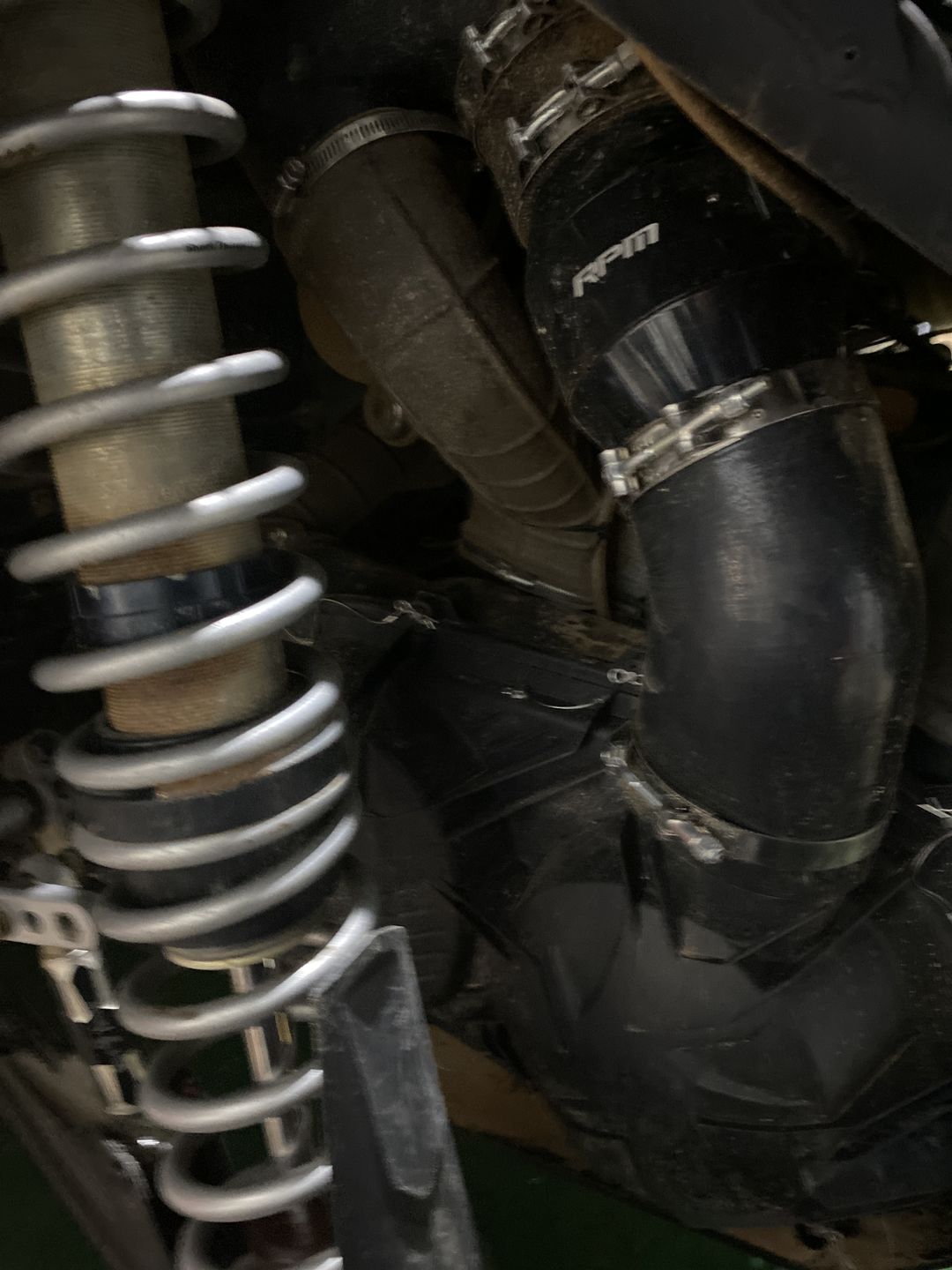 Customer photo review of RPM Can-Am Maverick X3 "ECF" Electric Clutch Fan Kit ~ Lower Clutch / Belt Temperature