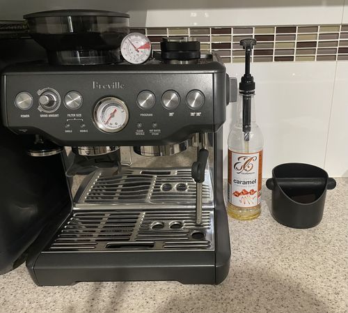 Customer photo review of Caramel Coffee Syrup