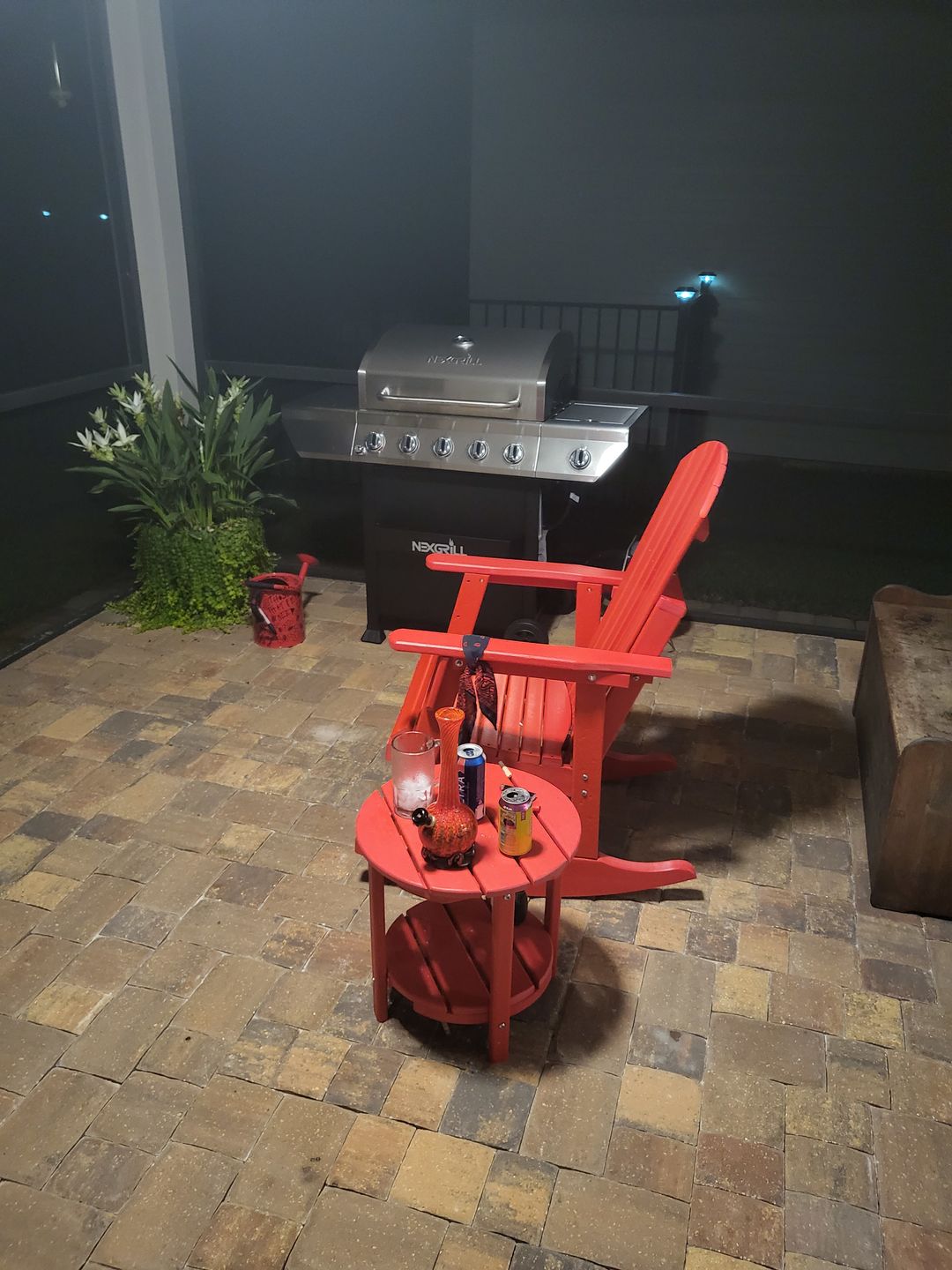 Customer photo review of Adirondack Porch Rocker Lakeside Collection