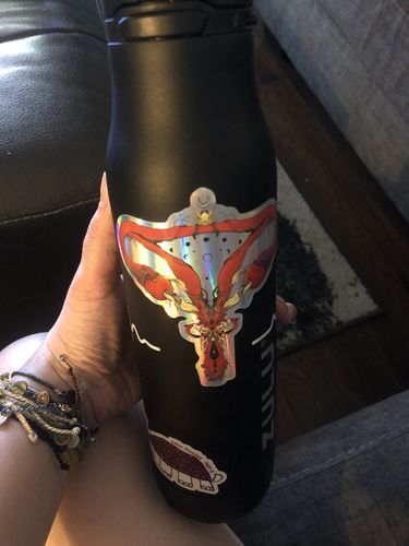 Customer photo review of Lilith, Holographic Sticker