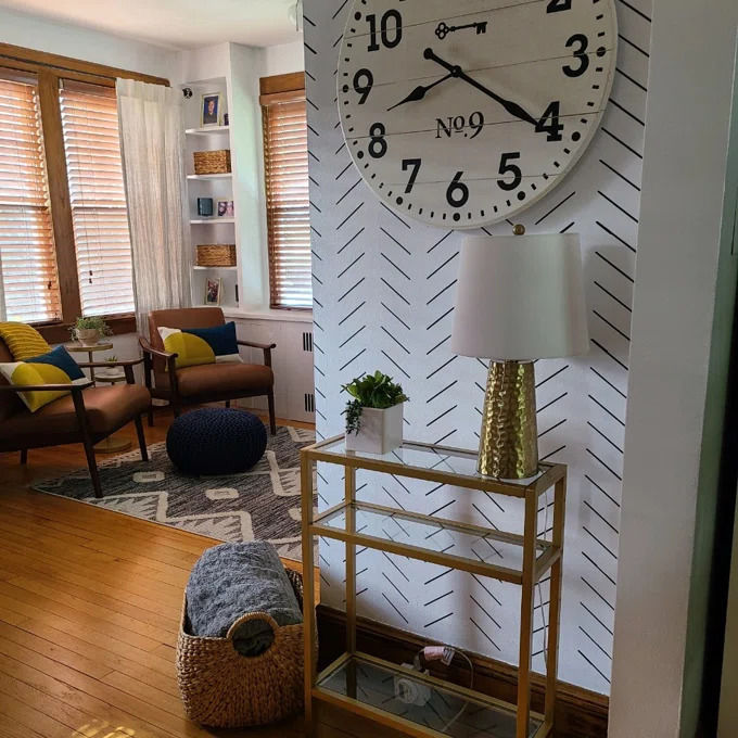 Customer photo review of Lochlan Console Table small Size