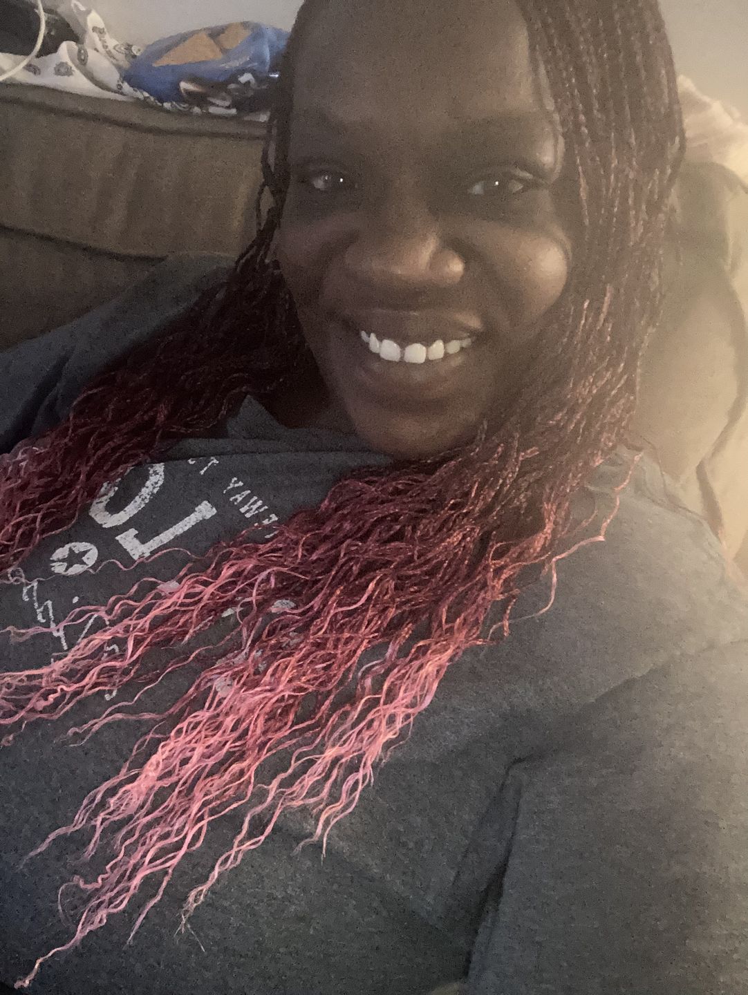 Customer photo review of OUTRE SYNTHETIC PRE STRETCHED ULTRA BRAID - XPRESSION 3X 52"