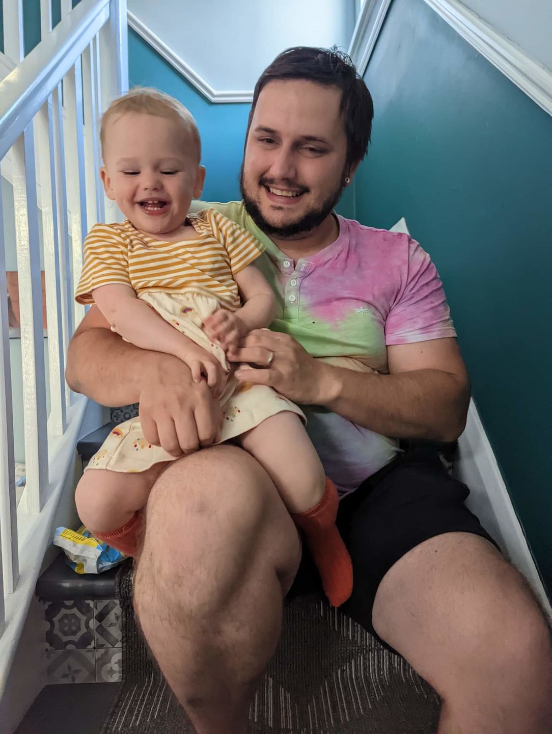 Customer photo review of Sunshine & Rainbows Easy Peasy Dress Set