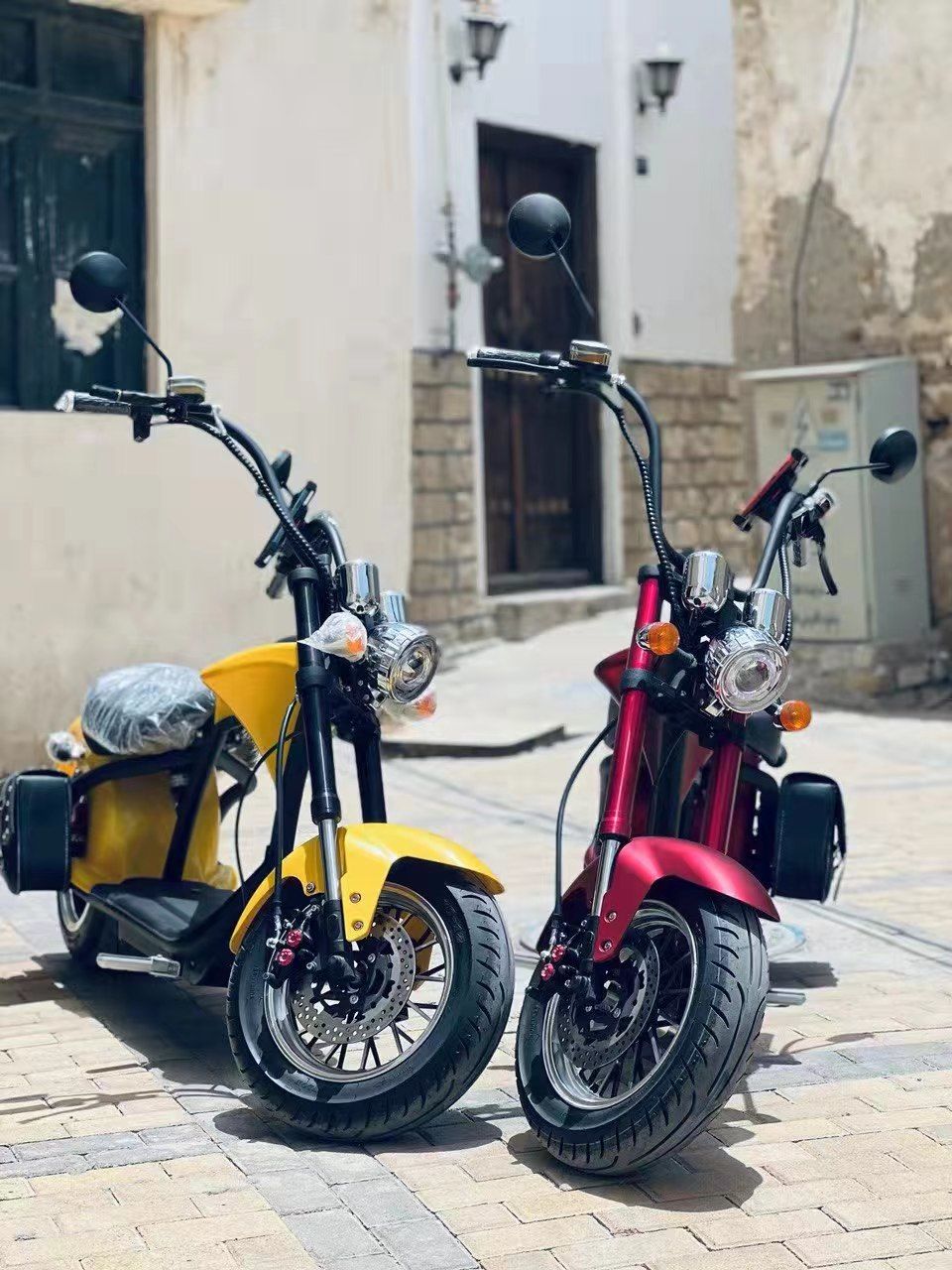 Customer photo review of M1 2000w Electric Fat Tire Scooter Chopper Citycoco