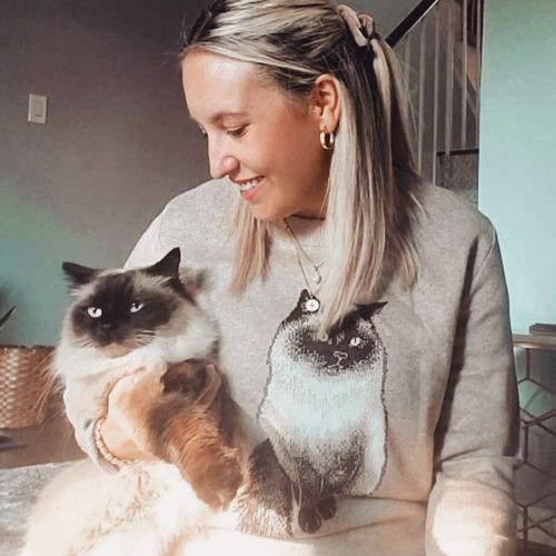 Customer photo review of Full-Body Pet Custom Sweater