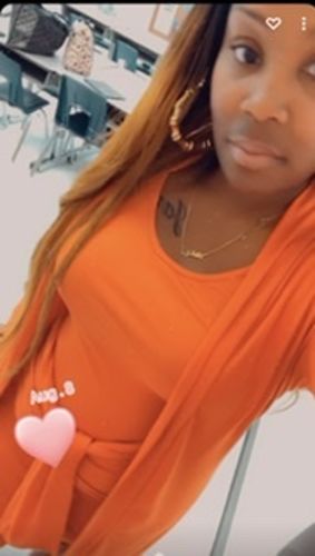 Customer photo review of Such A Lady Dress Set (Orange) up to 3XL
