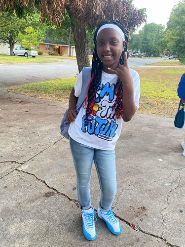 Customer photo review of Jordan 12 8-Bit and Jordan 12 “Emoji” DopeSkill T-Shirt I'm The Future Graphic