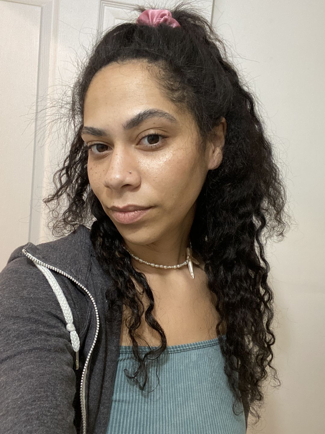 Customer photo review of Natural Color Water Wave Micro Loop/I Tip Microlinks Hair Extension