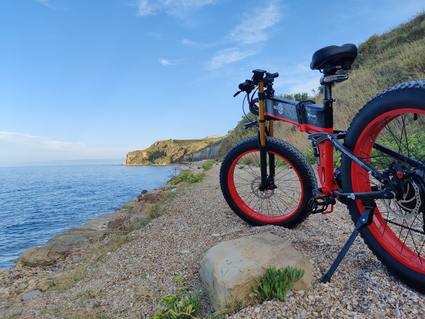 Customer photo review of Bezior X Plus Electric Mountain Folding Bike